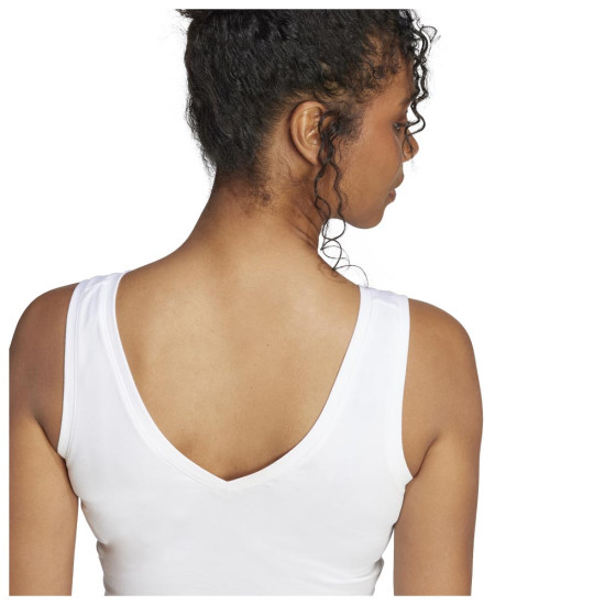 Adidas Γυναικεία αμάνικη μπλούζα Small Logo Single Jersey Cropped Tank Top